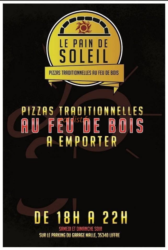 Le Pain de Soleil — carte page 1