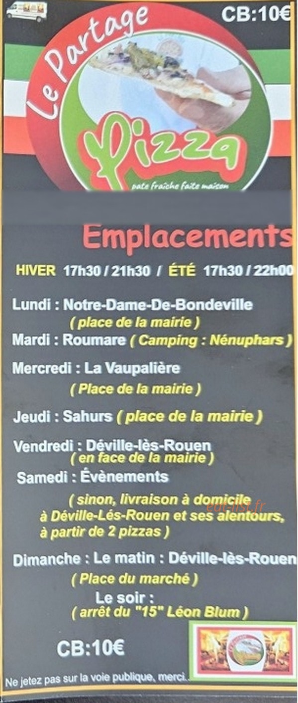 Le Partage — carte page 1