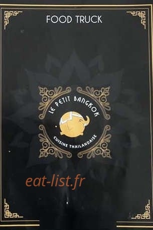 Le Petit Bangkok — carte page 1