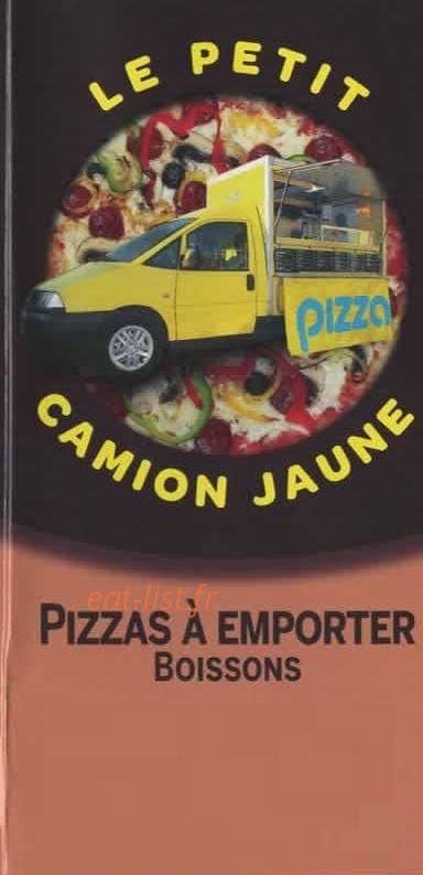 Le petit camion jaune — carte page 1