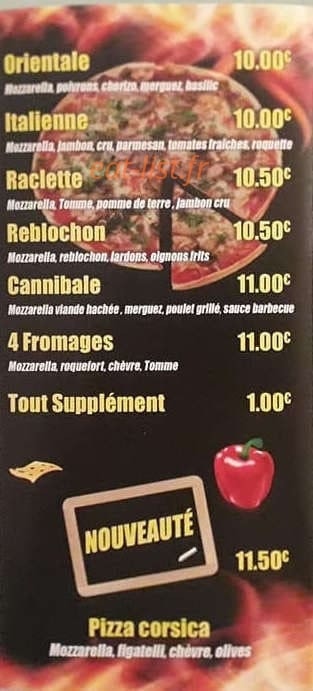 Le petit cuistot — carte page 2
