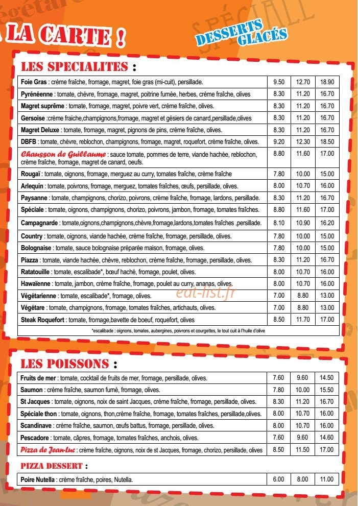 Le Piazza — carte page 3