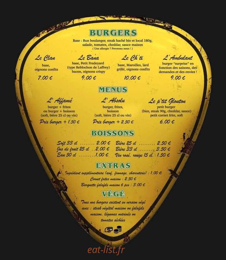 Le Pick' Nic — carte page 1