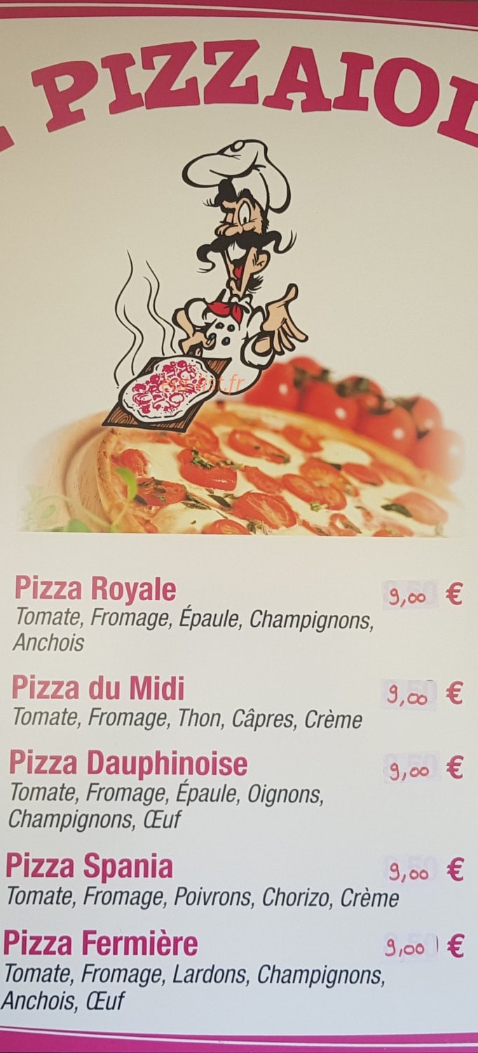 Le Pizzaiollo — carte page 2