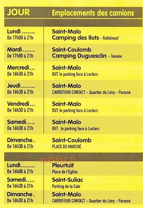Le pizzaiolo — carte page 3