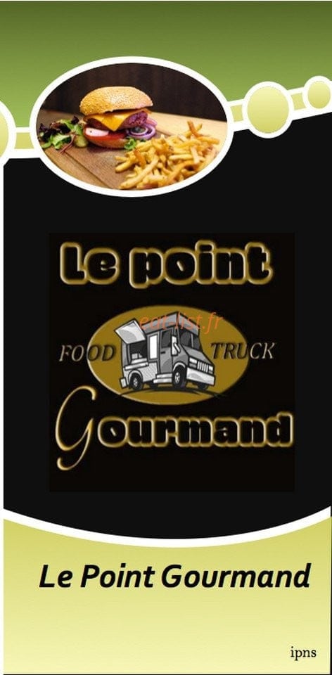 Le point Gourmand — carte page 1