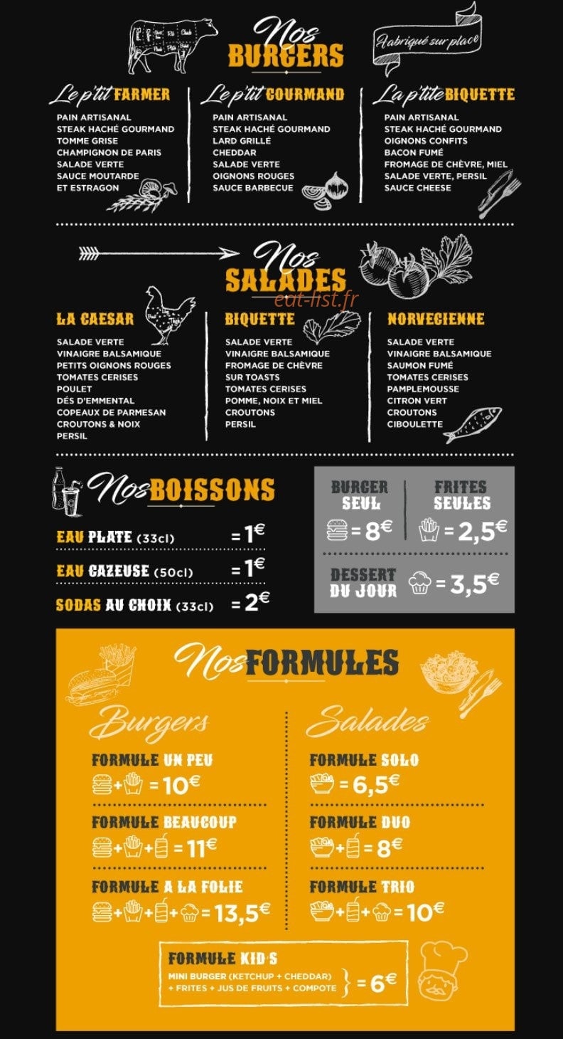 Le Ptit Farmer — carte page 1