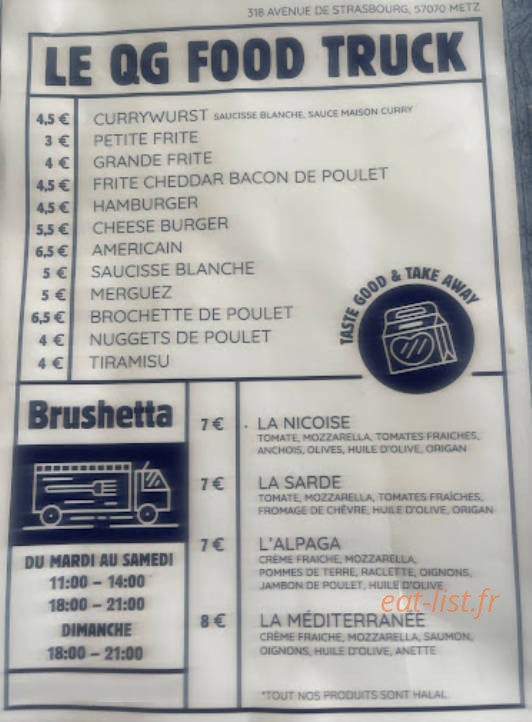 Le Qg — carte page 1