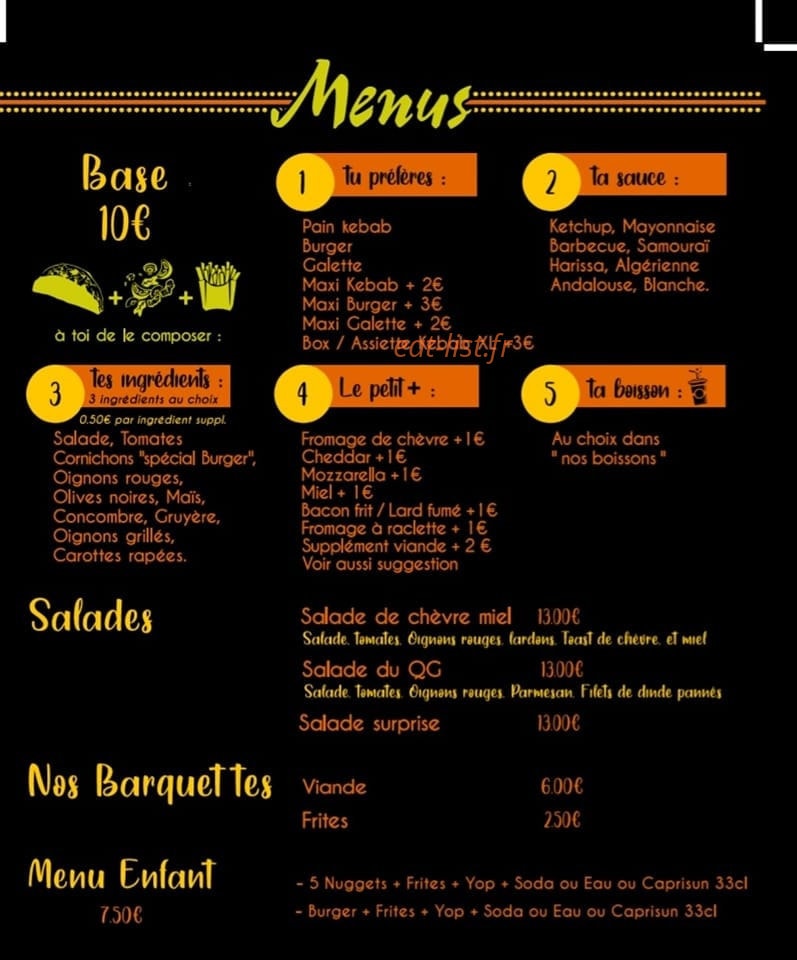 Le Qg — carte page 1