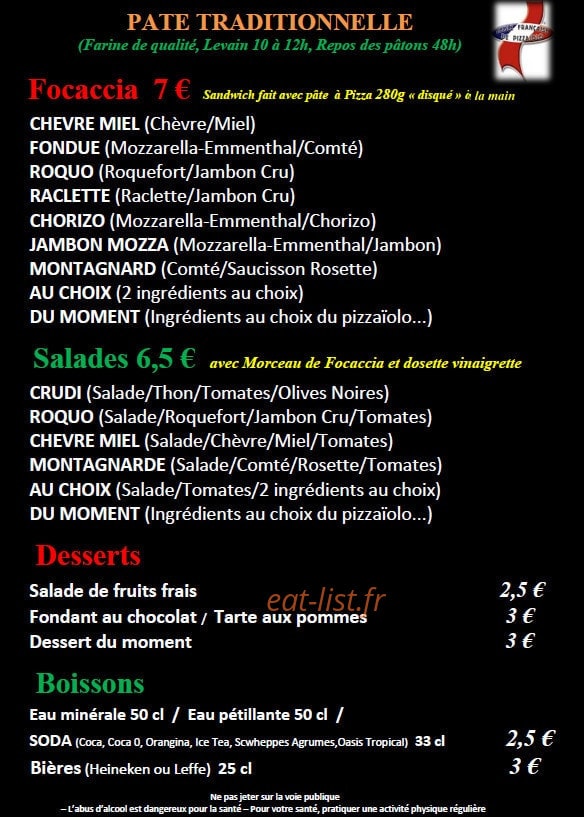 Le Réal'to — carte page 2