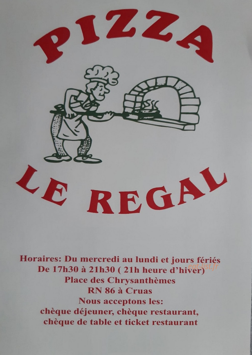 Le Regal — carte page 2