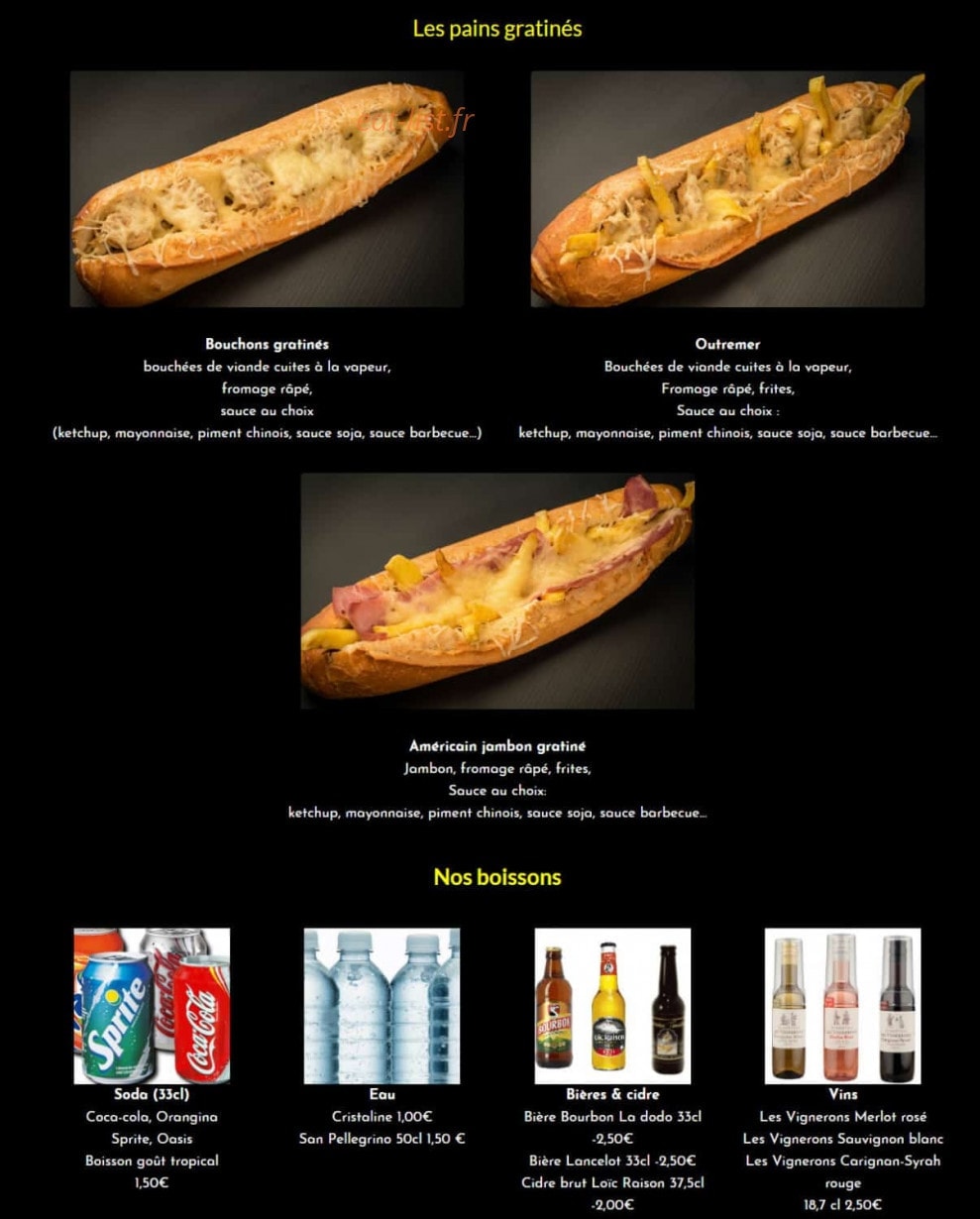 Le Rougail — carte page 6