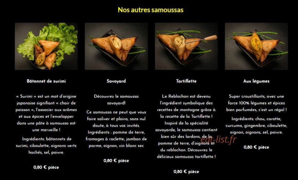 Le Rougail — carte page 9