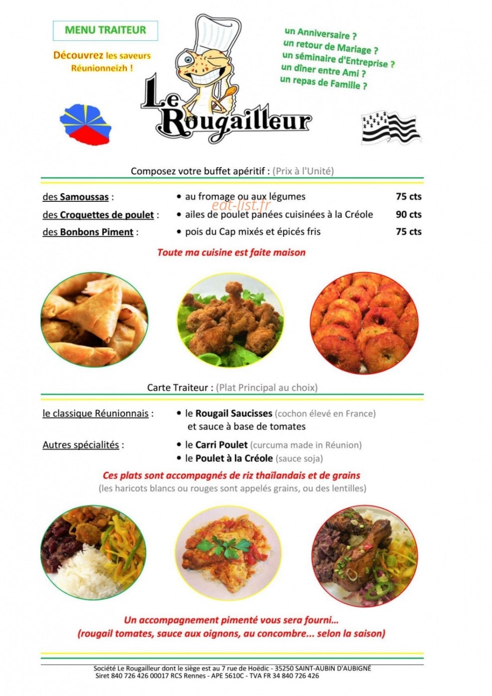 Le Rougailleur — carte page 1