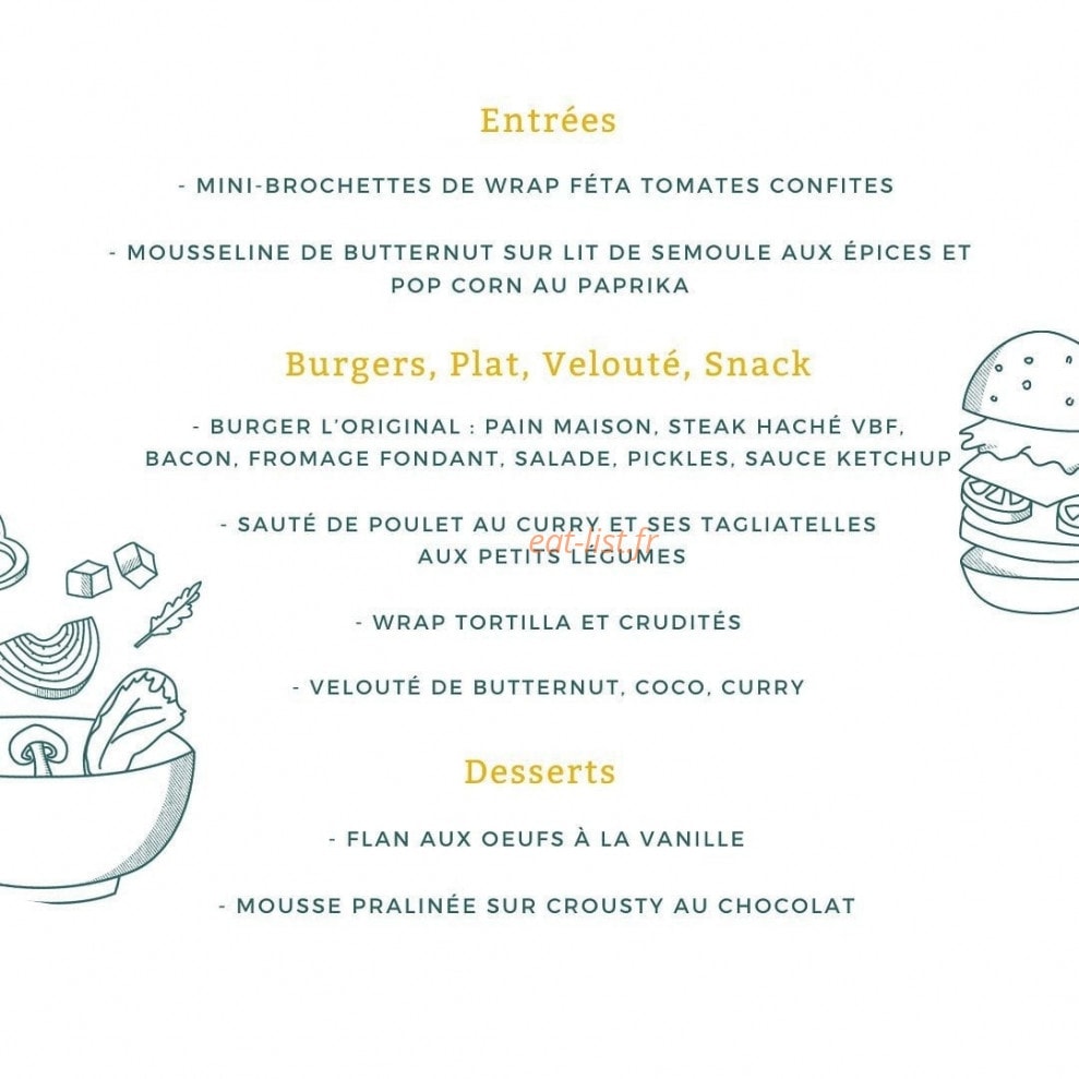 Le Rout'Art Gourmand — carte page 1