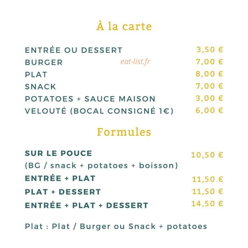 Le Rout'Art Gourmand — carte page 2