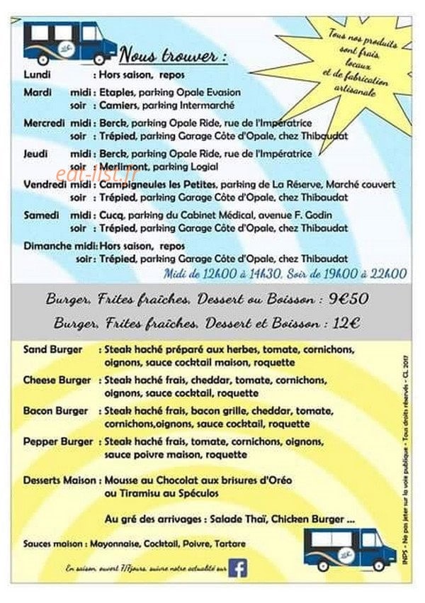 Le Sand — carte page 2