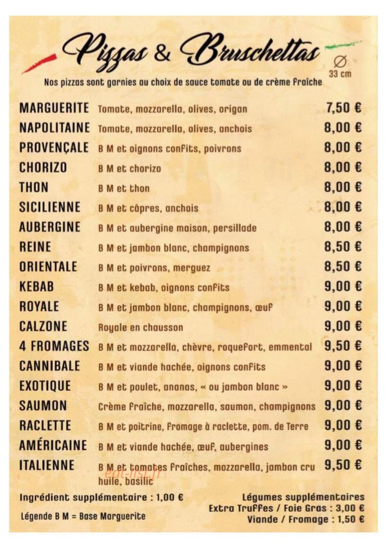 Le sarah — carte page 1