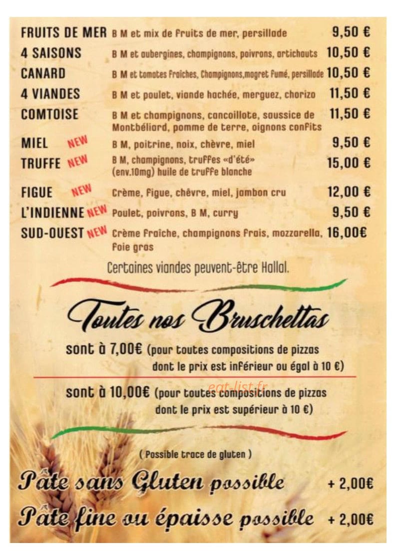 Le sarah — carte page 2