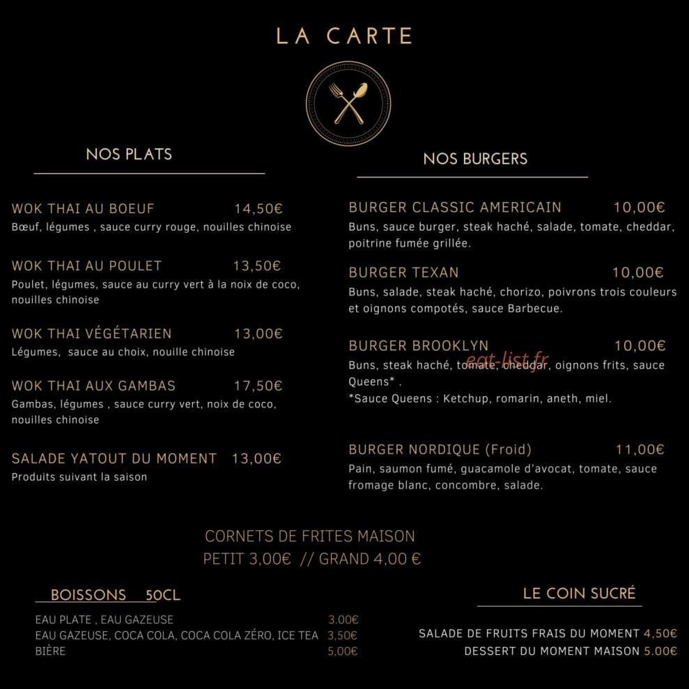 Le Secret — carte page 1