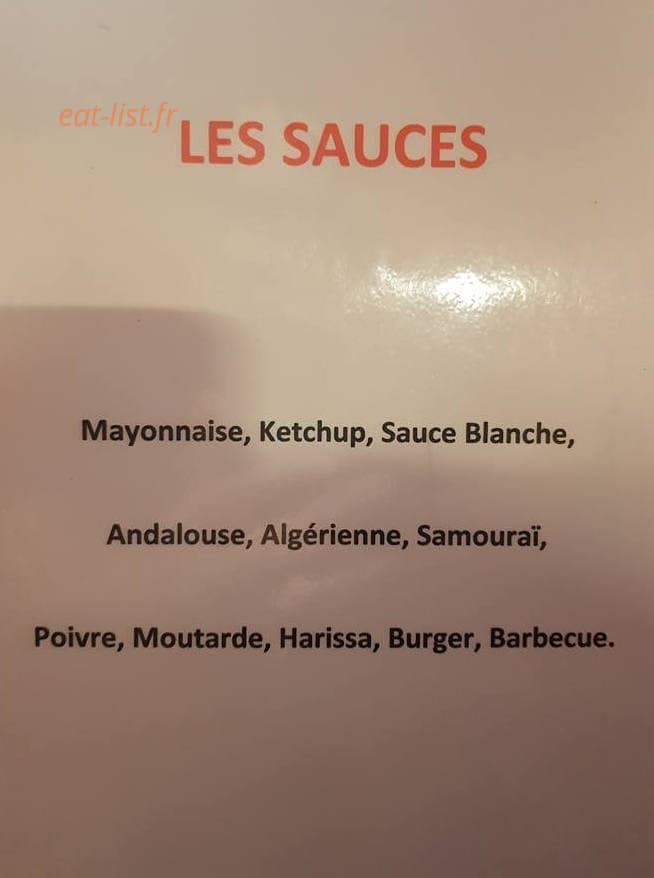 Le snack — carte page 3