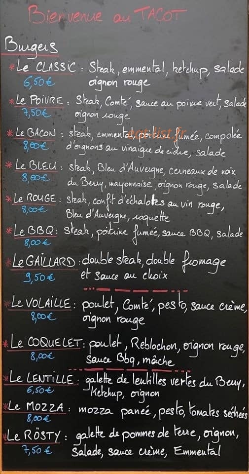 Le Tacot — carte page 1