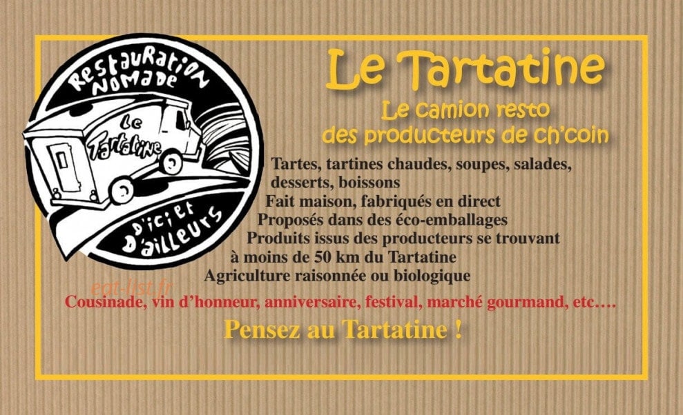 Le tartatine — carte page 1