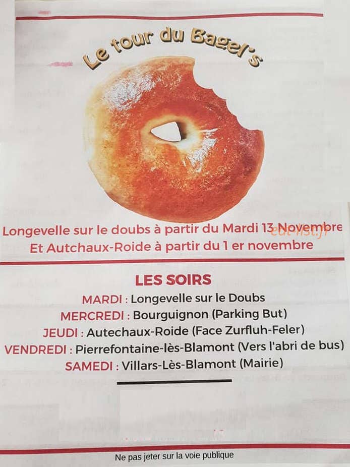 Le tour du bagel's — carte page 2
