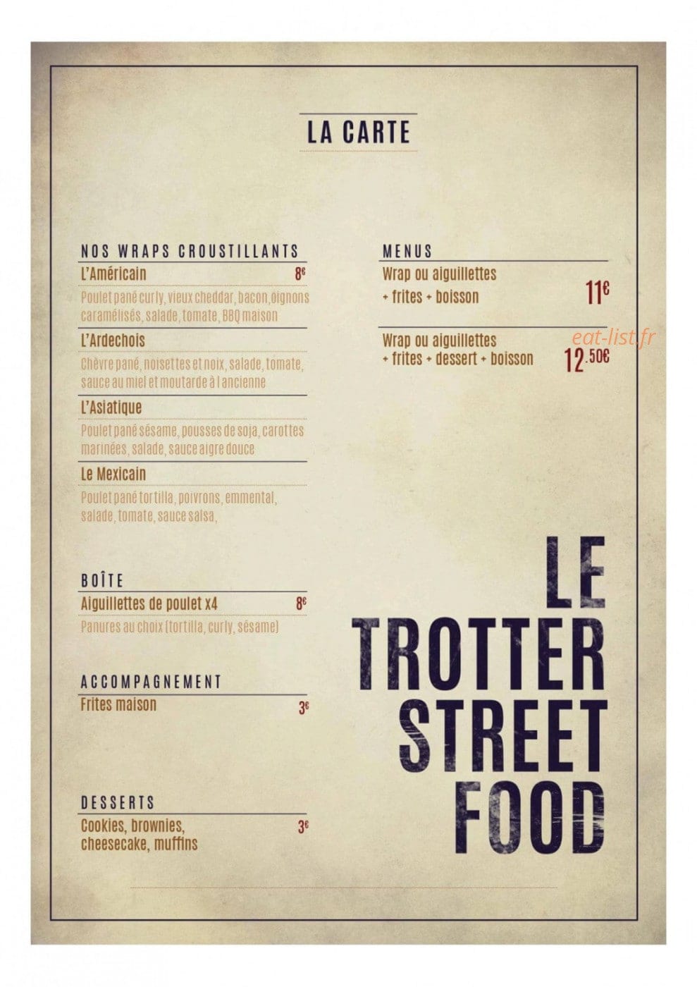 Le Trotter — carte page 1