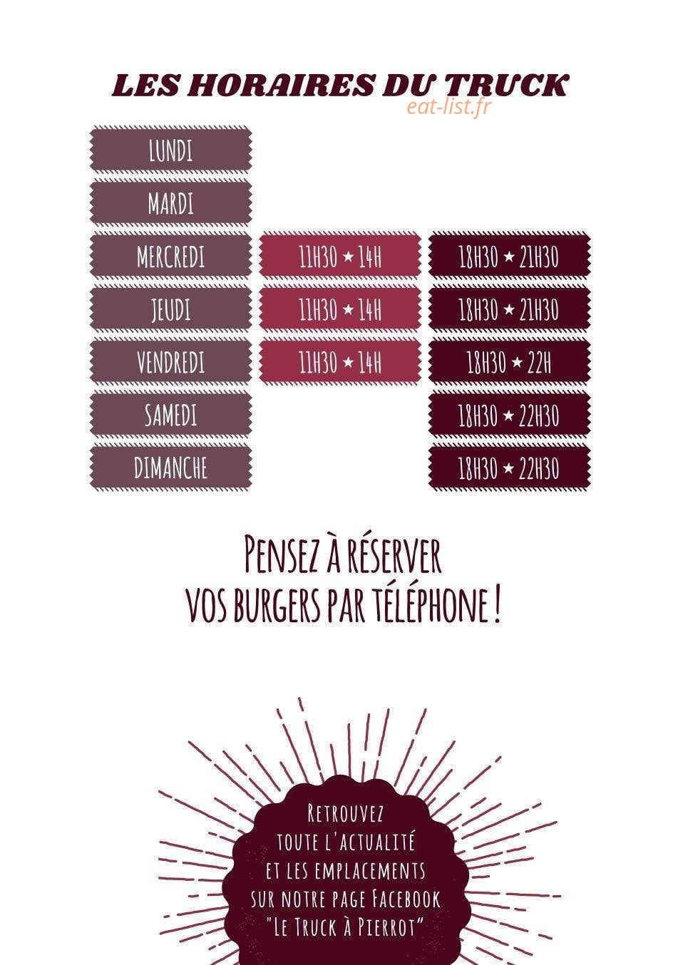 Le Truck à Pierrot — carte page 3