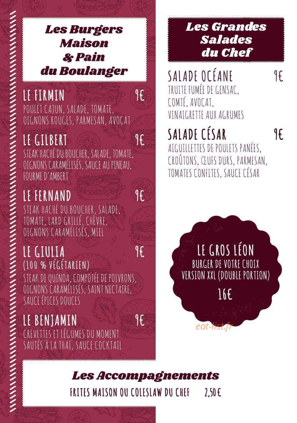 Le Truck à Pierrot — carte page 1