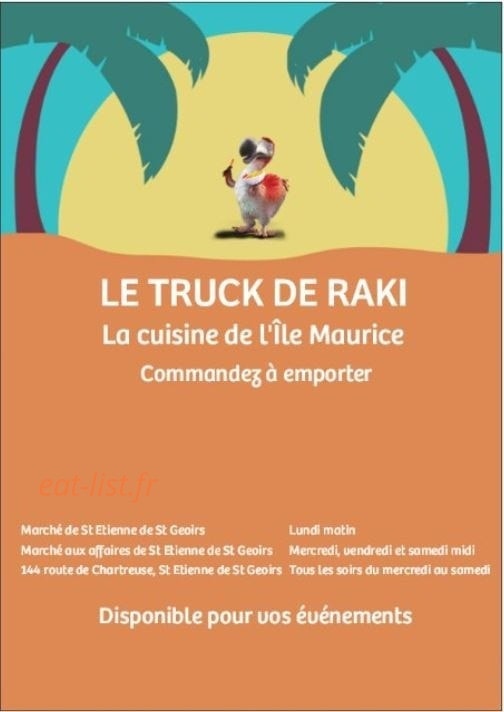 Le Truck de Raki — carte page 1