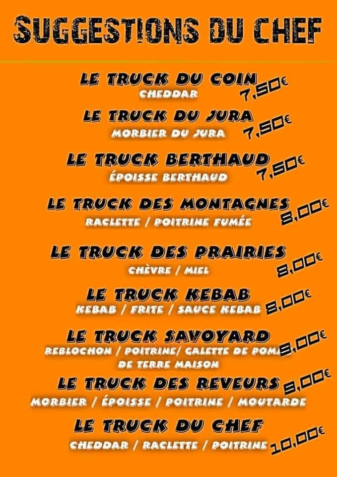 Le Truck Du Coin — carte page 2