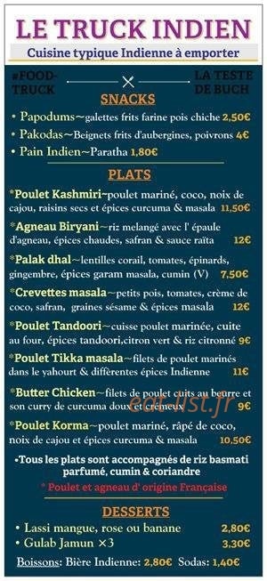 Le Truck Indien — carte page 2