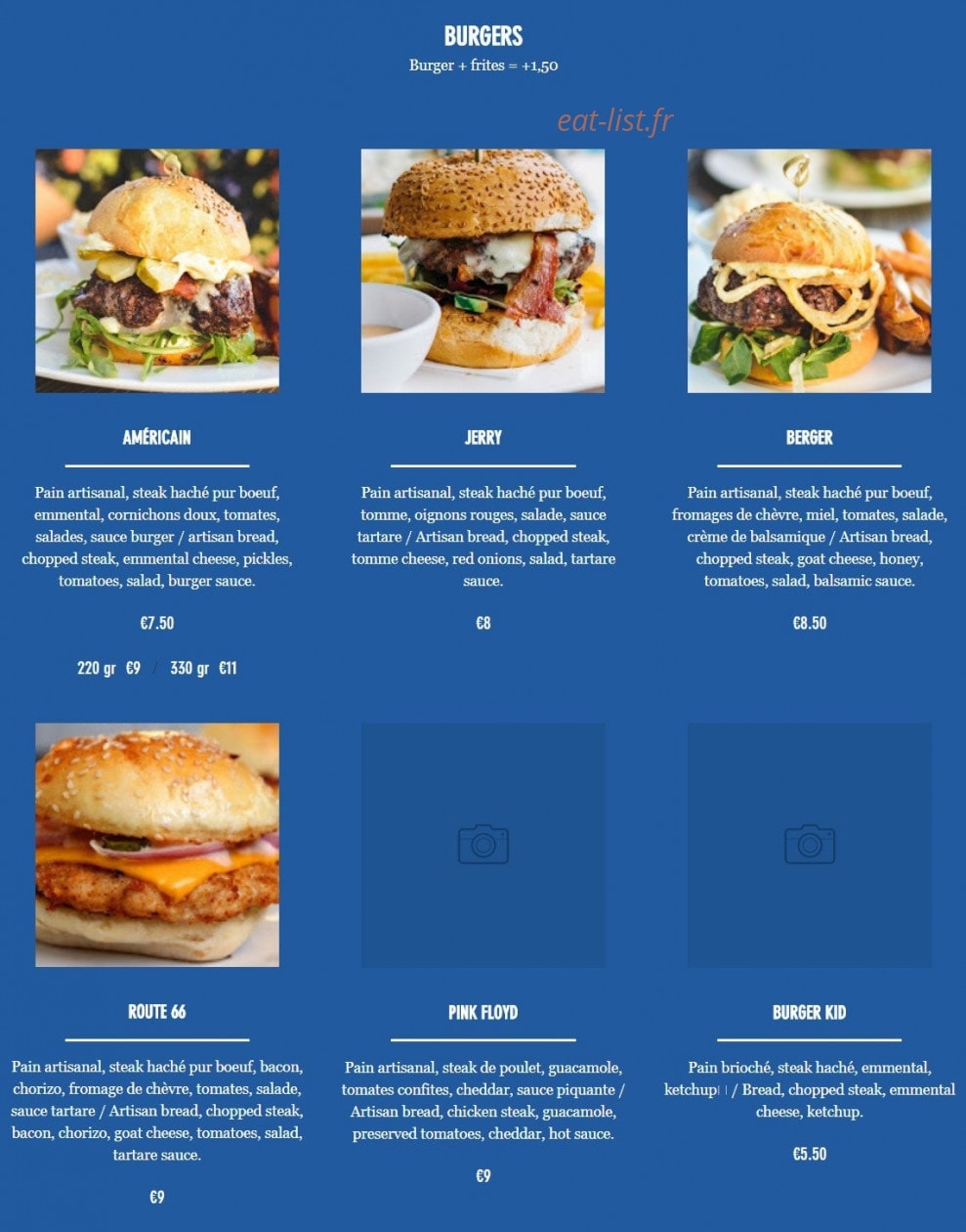 Le Val'Horse Inn — carte page 1