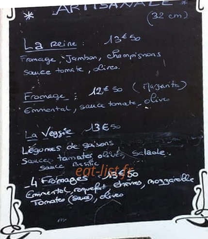Le Veggie Food — carte page 1