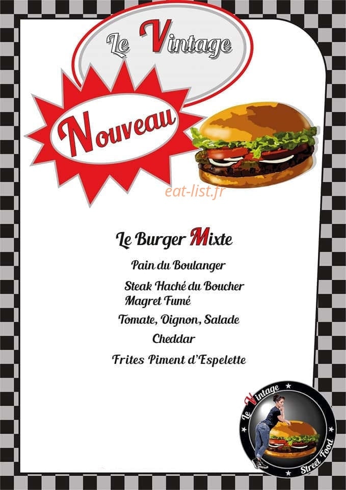 Le vintage — carte page 1