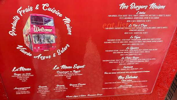 Le Welcome — carte page 1