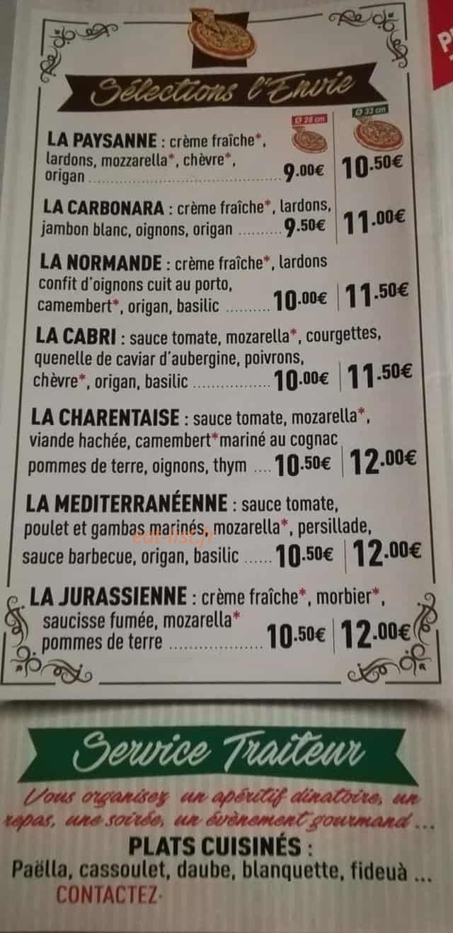 Lenvie-pizza-traiteur — carte page 1
