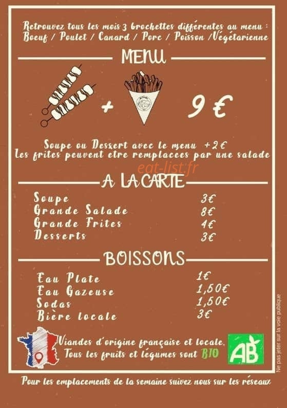 Les Canailles — carte page 2