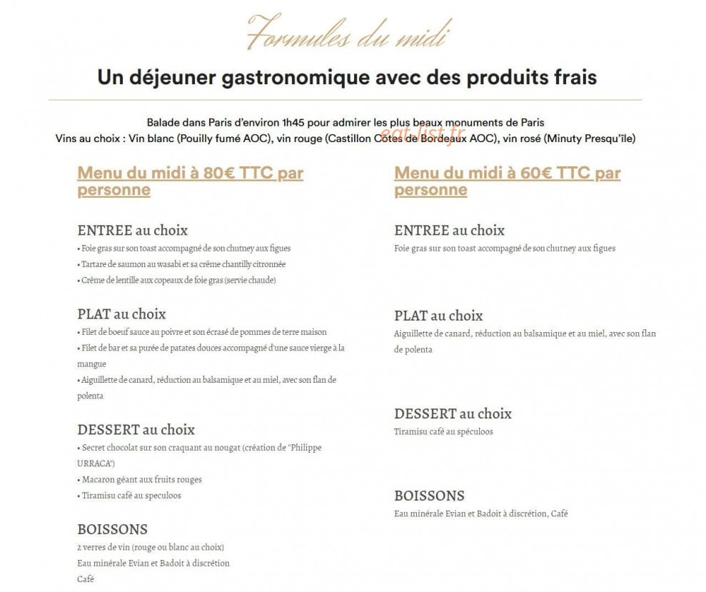 Les Carrosses de Paris — carte page 1