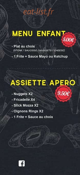 Les Ch'tites Frites Belges — carte page 5