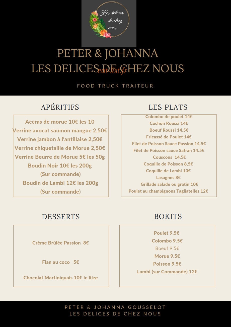 Les délices de chez nous 31 — carte page 1