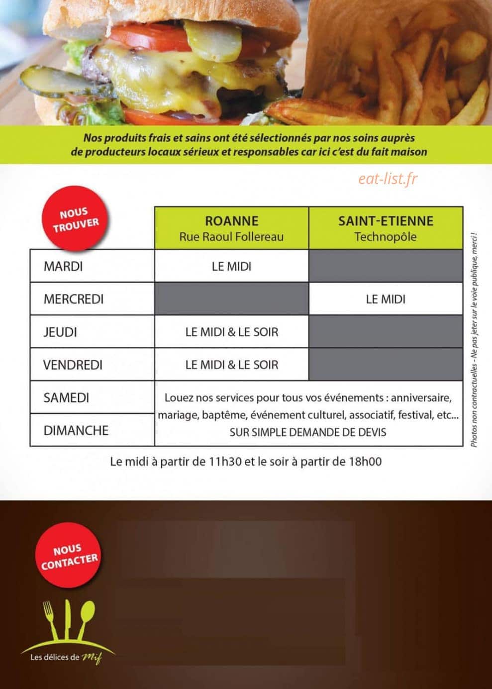 Les delices de Mif — carte page 3