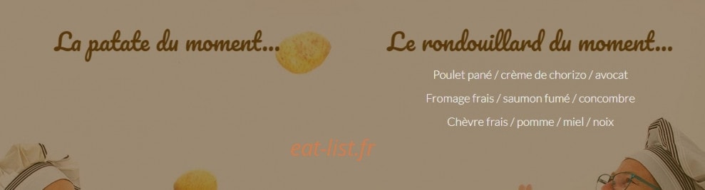 Les filles ont la patate — carte page 1