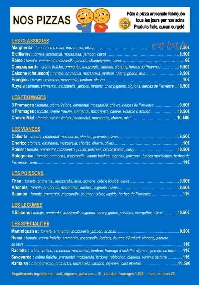 Les Frangins — carte page 1