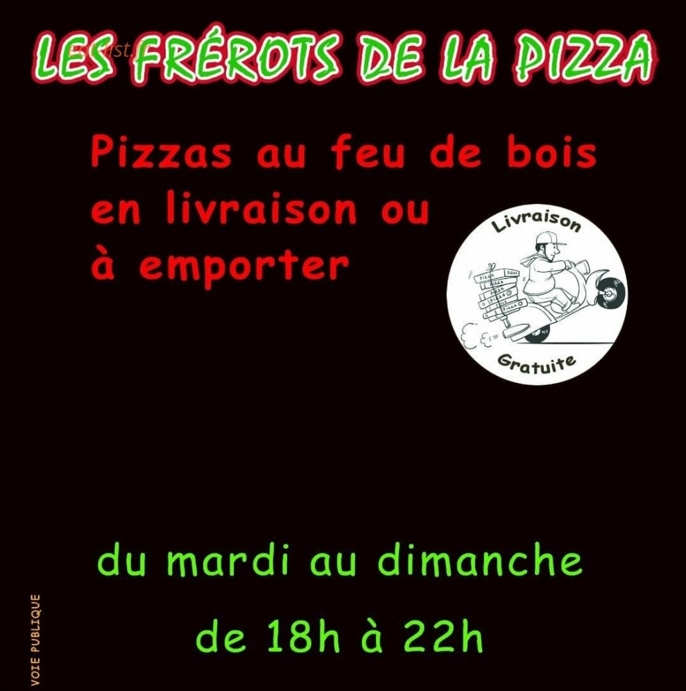 Les frérots de la pizza — carte page 1