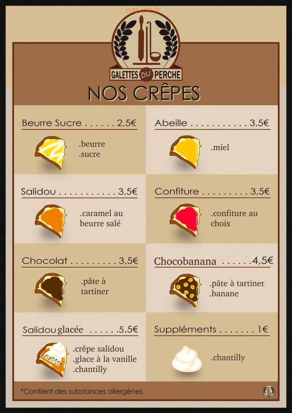Les Galettes du Perche — carte page 3