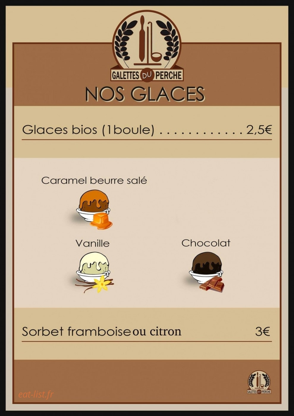 Les Galettes du Perche — carte page 4