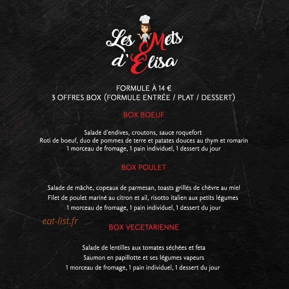 Les mets d'elisa — carte page 3